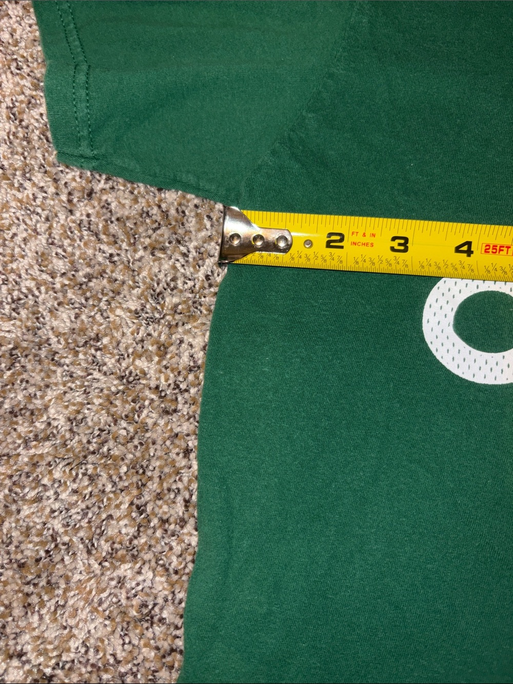 adidas Women’s Dark Green Tee with White Logo - Picture 6 of 6
